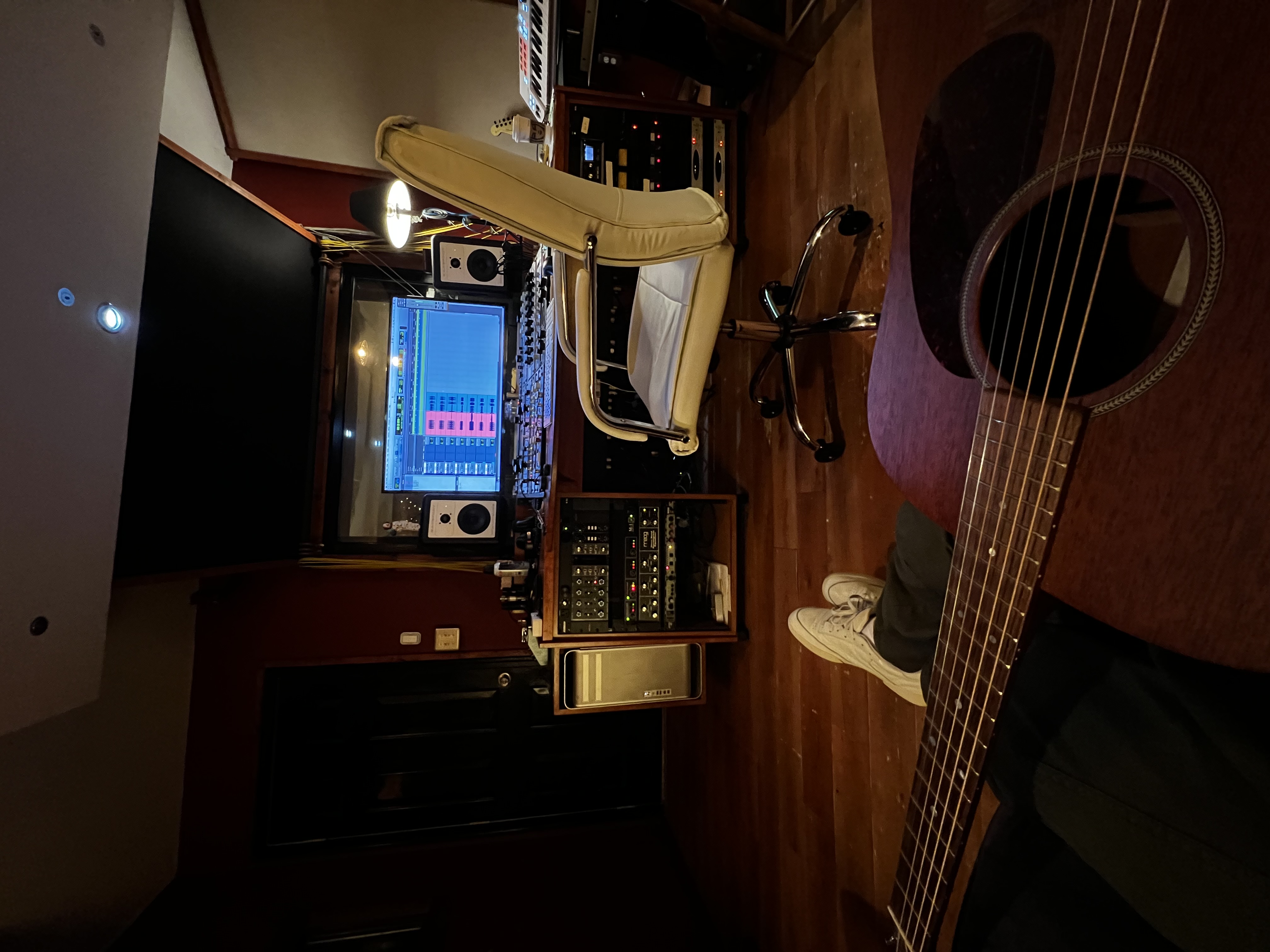 Studio session: Pro Tools, MIDI, acoustic
